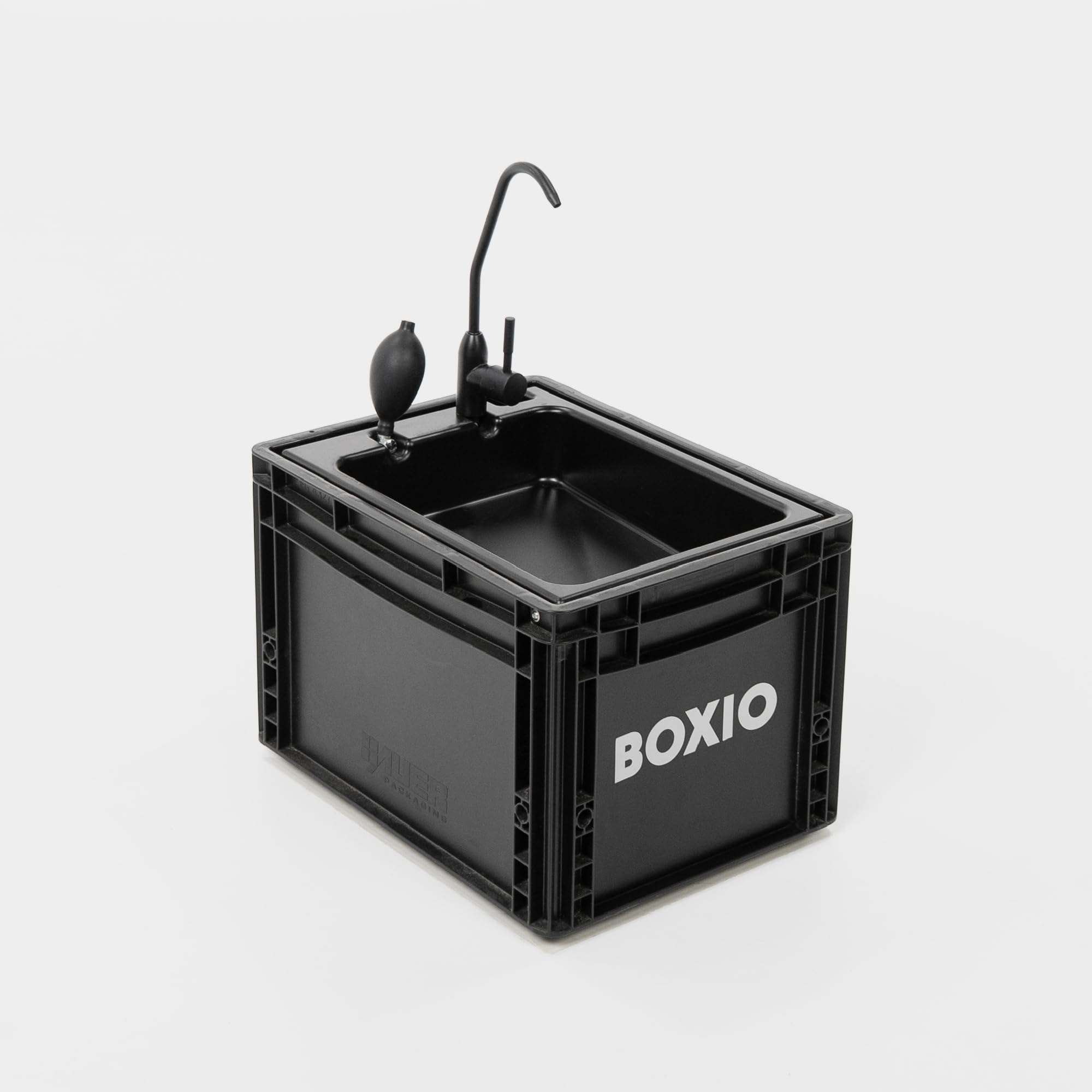 【未使用】 BOXIO ウォッシュ ハンドポンプ付 モバイル洗面台 黒 ブラック Amazon.co.jp: BOXIO ウォッシュ、ハンドポンプ付きモバイル洗面台
